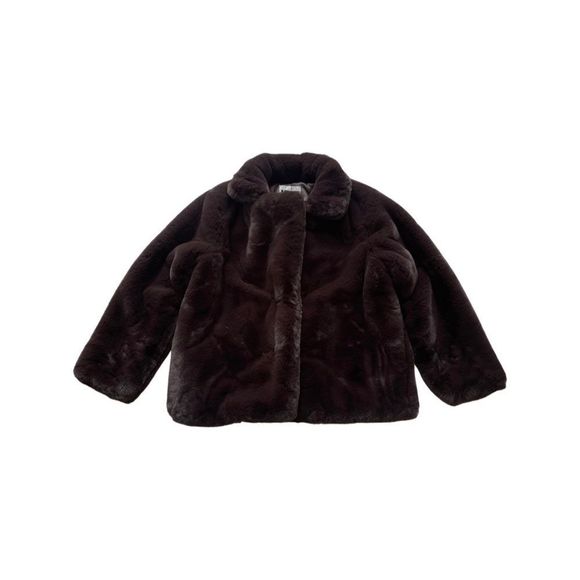 Apparis Jackets & Blazers - Apparis New Manon Faux Fur Jacket in Eboni